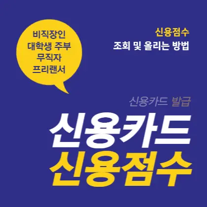 신용카드-발급조건-신용점수-조회방법-올리는법